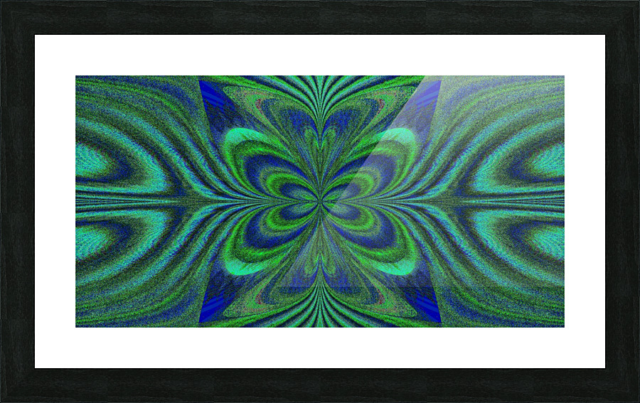 Disco Butterfly 4 Picture Frame print