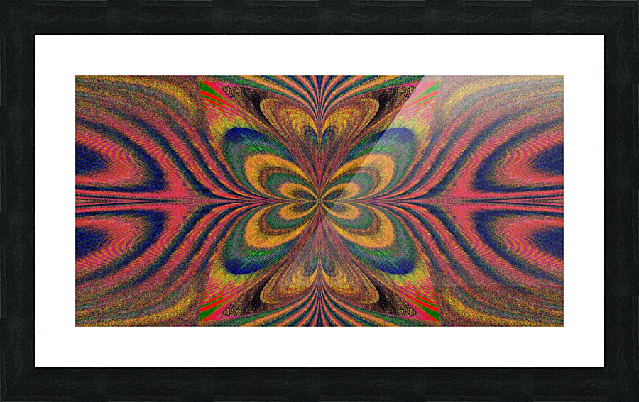 Disco Butterfly 5 Picture Frame print