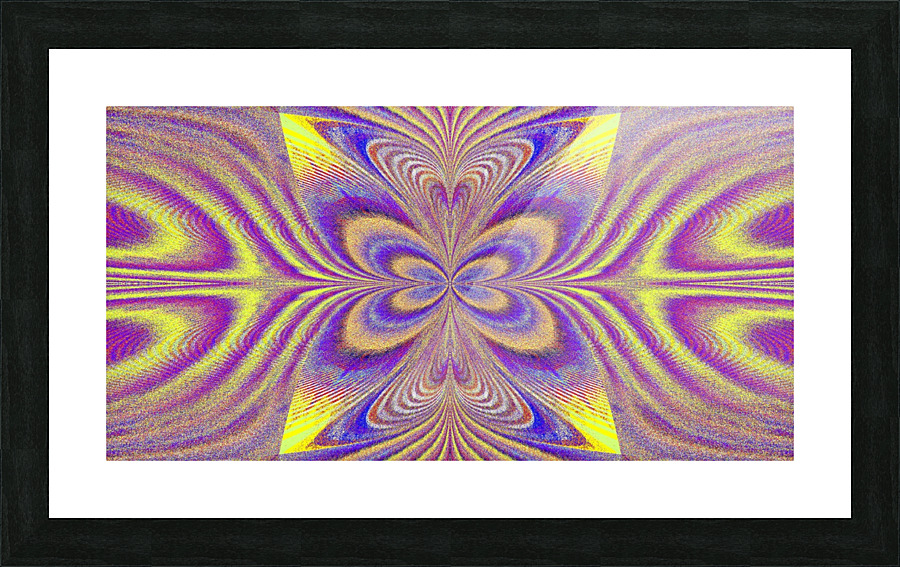 Disco Butterfly 6 Picture Frame print