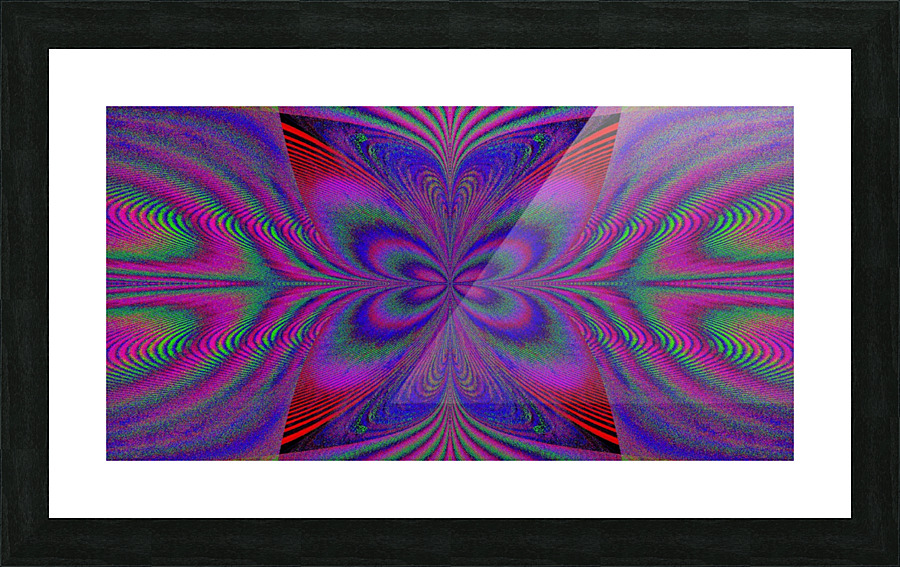 Disco Butterfly 11 Picture Frame print