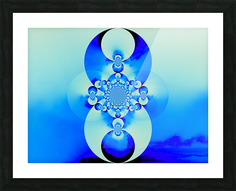 Blue Scarab 2 Picture Frame print