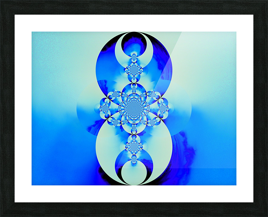 Blue Scarab 3 Picture Frame print