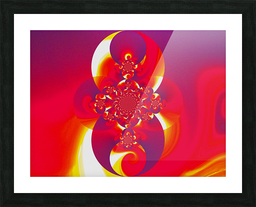 Red Fire Scarab 2 Picture Frame print