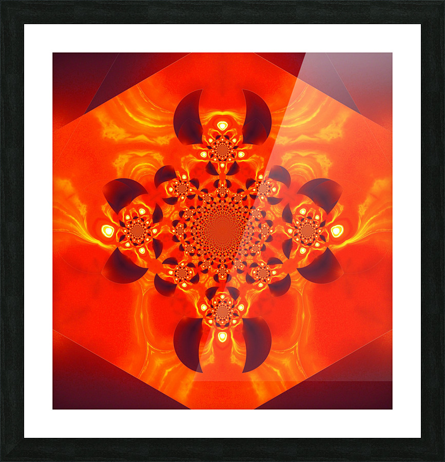 Fire Spider Scarab 2 Picture Frame print