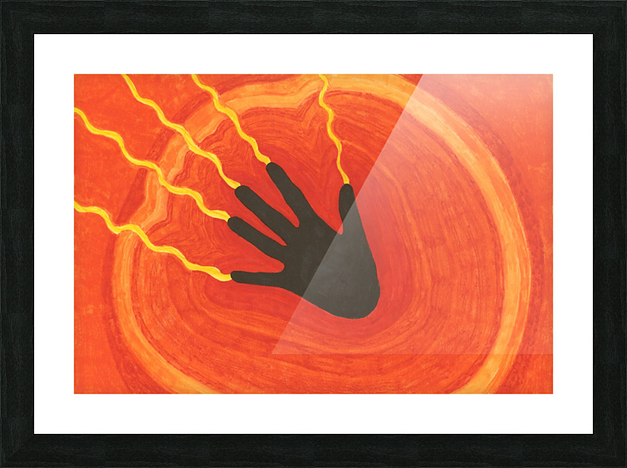 Electric Aura 1 Picture Frame print