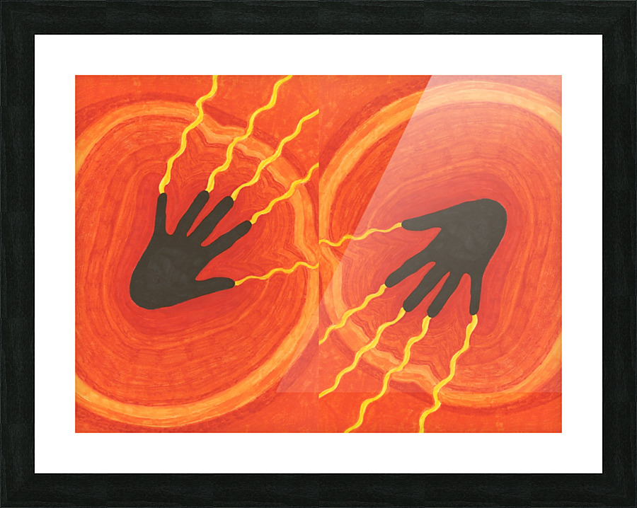 Electric Aura 2 Picture Frame print
