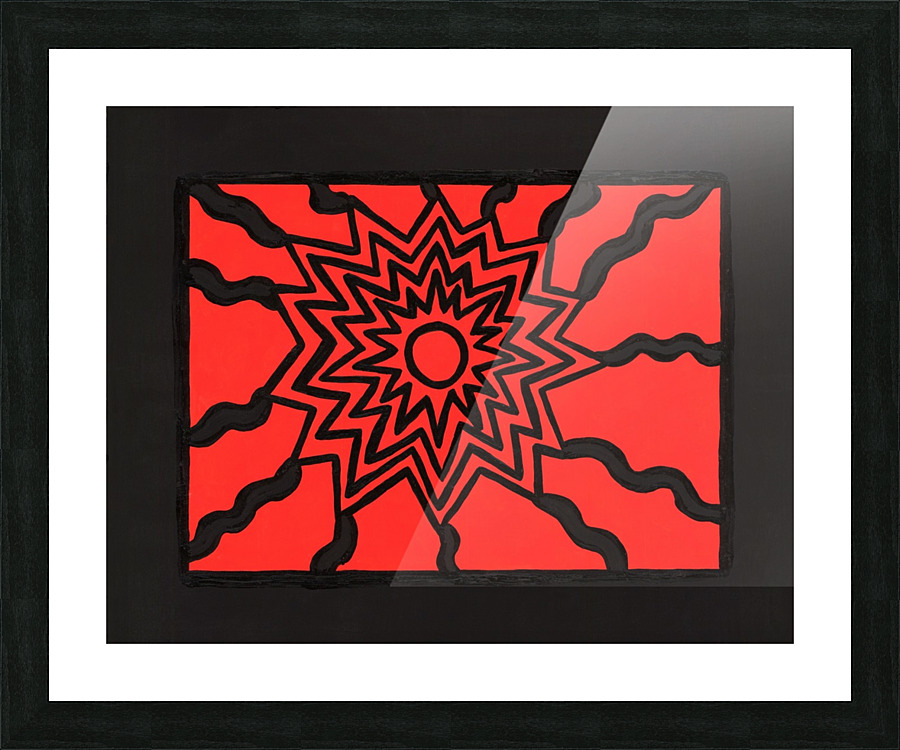 The Sun  Picture Frame print