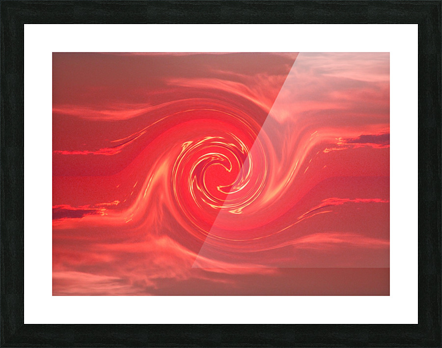 Red Mating Phoenix 1 Picture Frame print