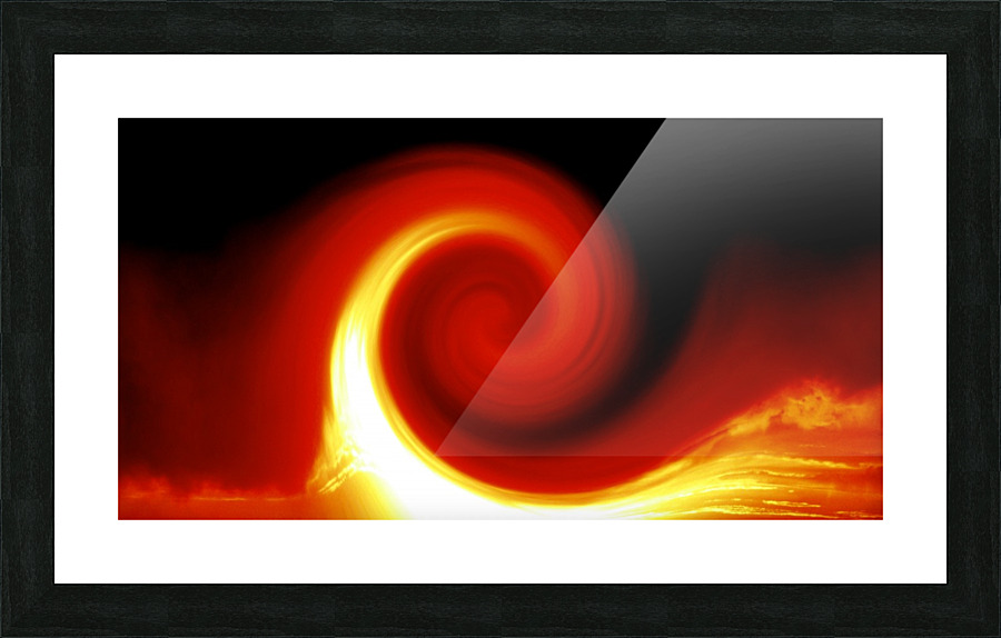 Red Phoenix Rising 2  Picture Frame print
