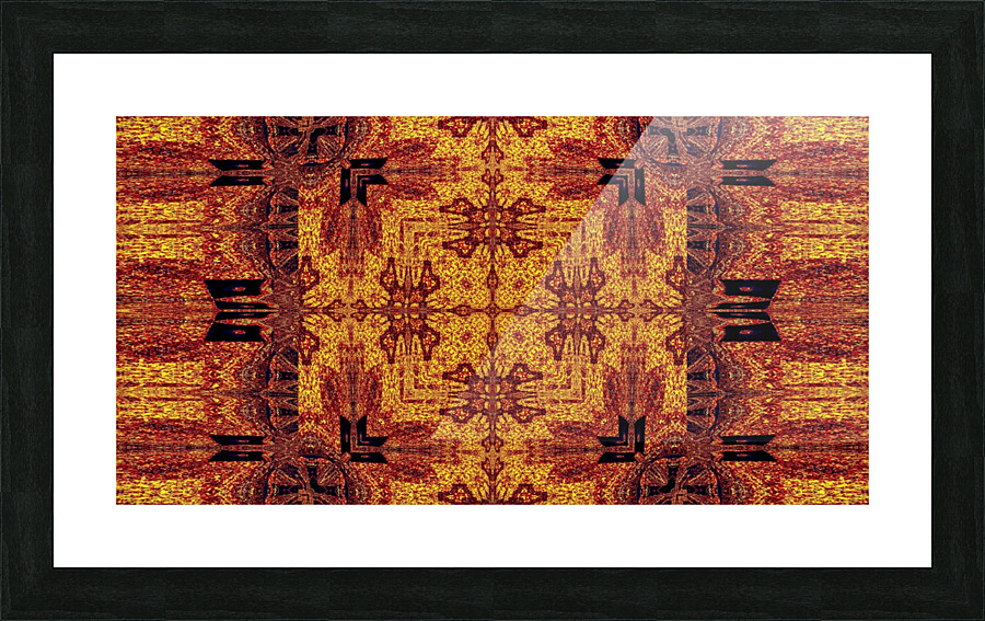 Dark Gold 14 Picture Frame print