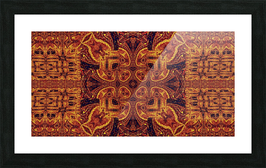 Dark Gold 16 Picture Frame print