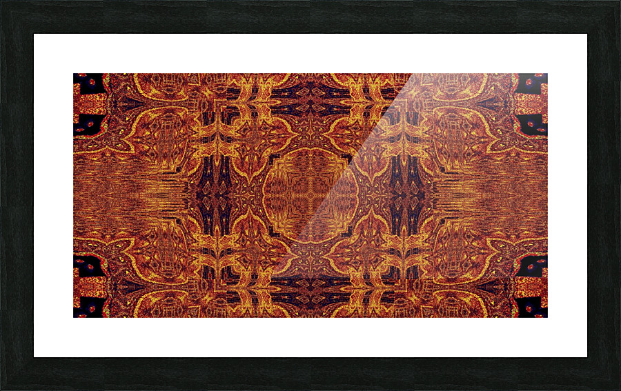 Dark Gold 18 Picture Frame print
