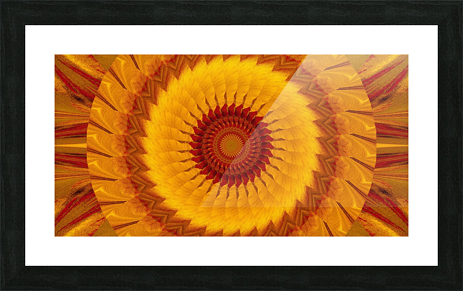 Sunrise Sun Picture Frame print