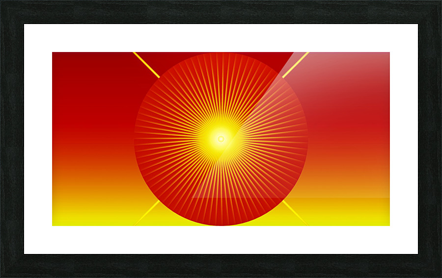 Sunshine Burst Into Light Picture Frame print
