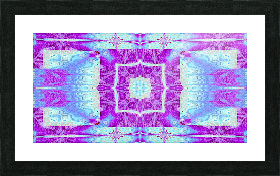 Blue Star Tapestry 2 Picture Frame print