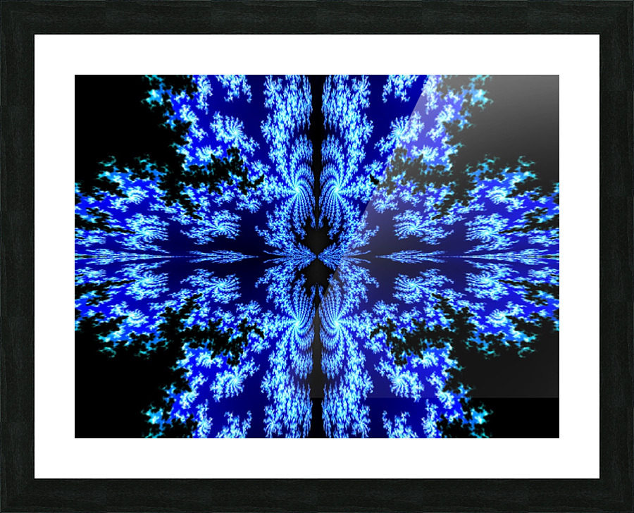 Blue Goddess Picture Frame print