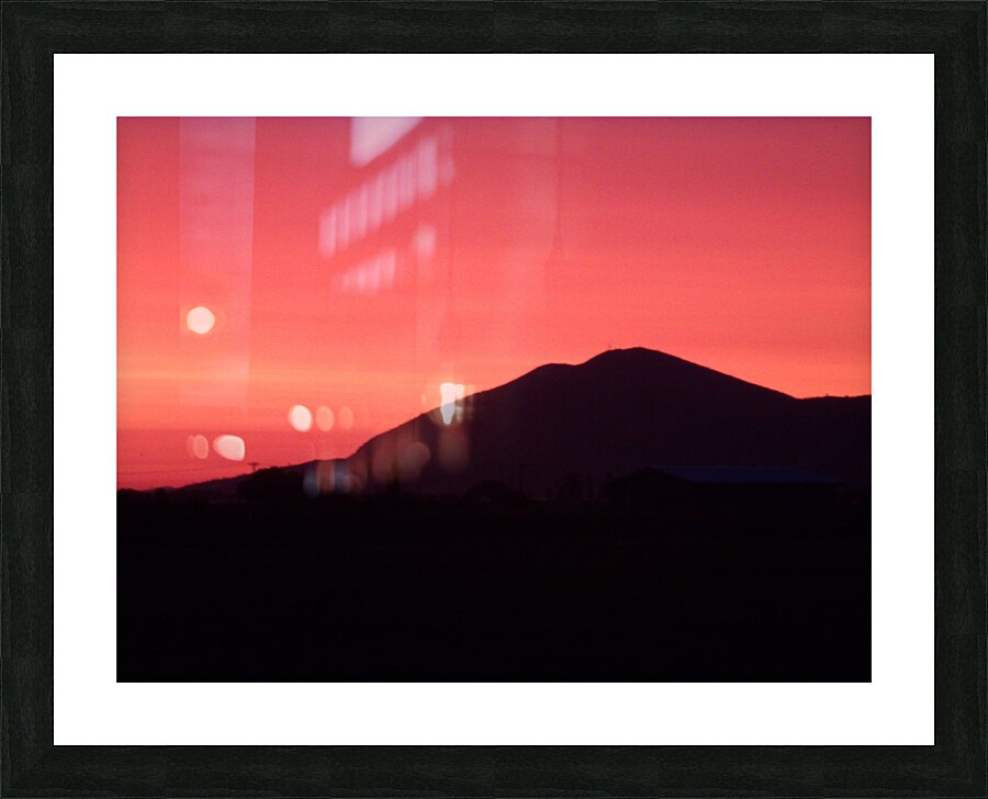 Sunset Colors Picture Frame print