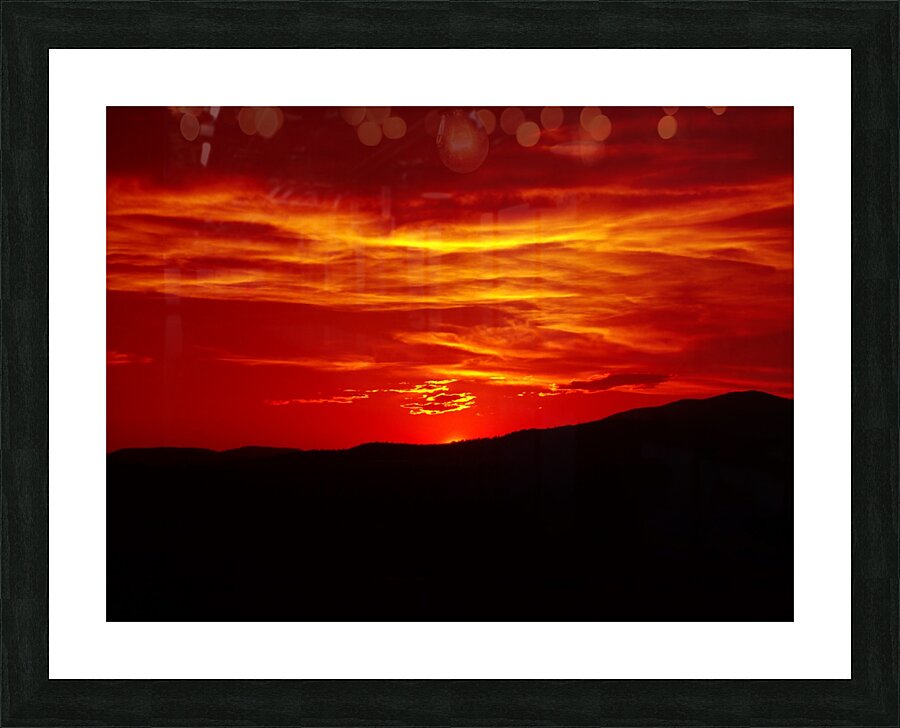 Scarlet Sunset Over Malin 2  Picture Frame print