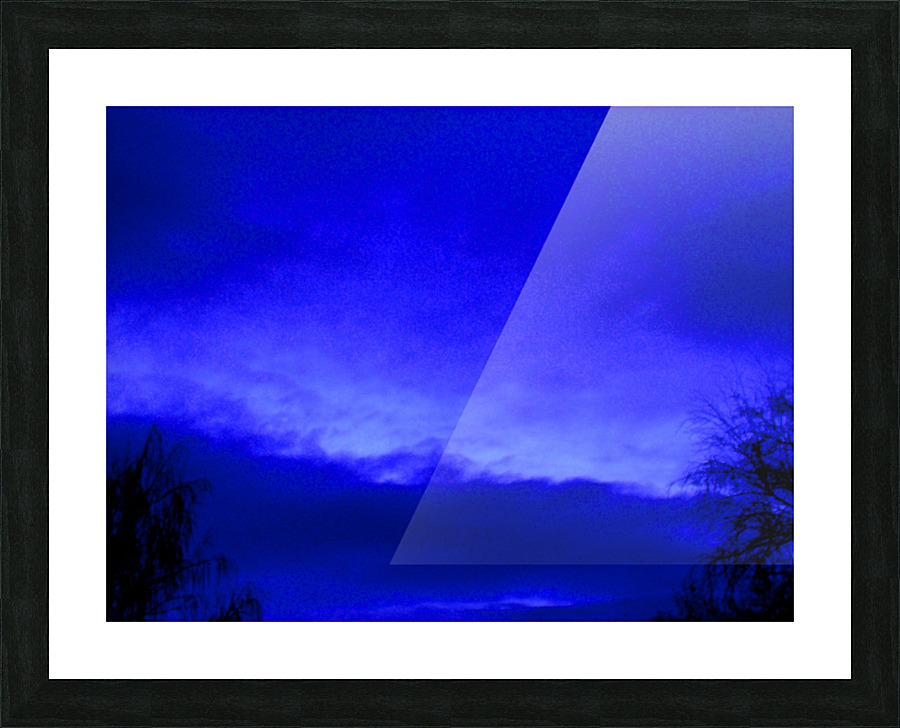 Sky in Deep Blue  Picture Frame print