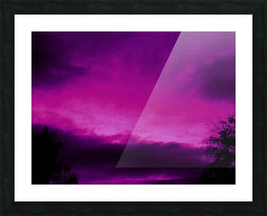 Sky in Pink  Picture Frame print