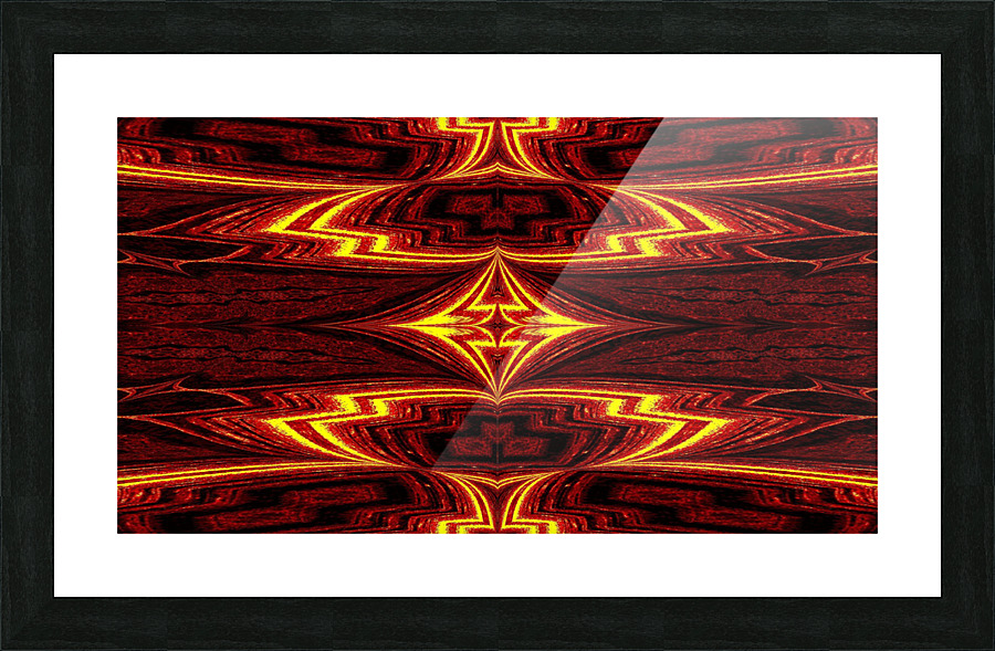 Aztec Sun Fire 3 Picture Frame print