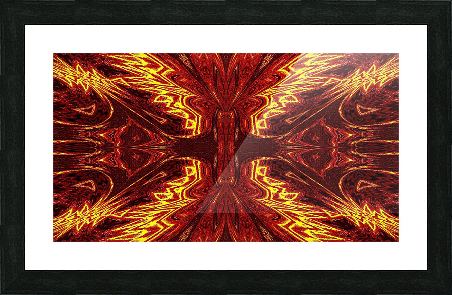 Aztec Sun Fire 6 Picture Frame print