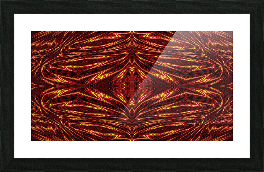 Aztec Sun Fire 25 Picture Frame print