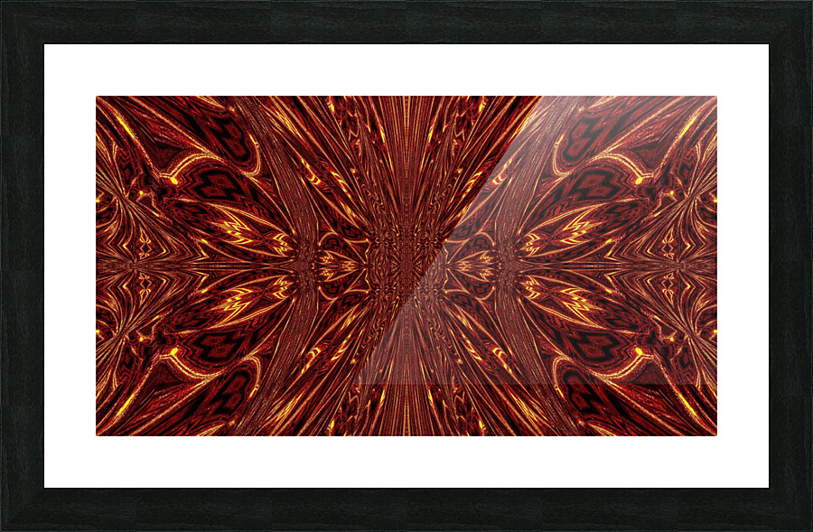 Aztec Sun Fire 26 Picture Frame print