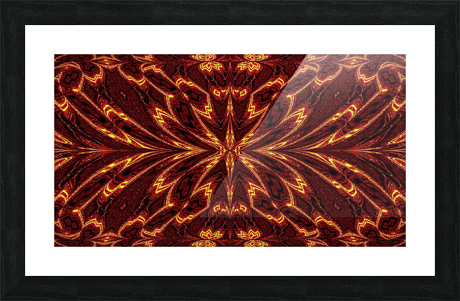 Aztec Sun Fire 28 Picture Frame print
