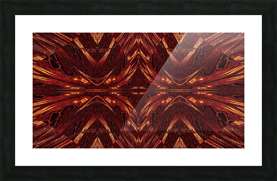 Aztec Sun Fire 37 Picture Frame print