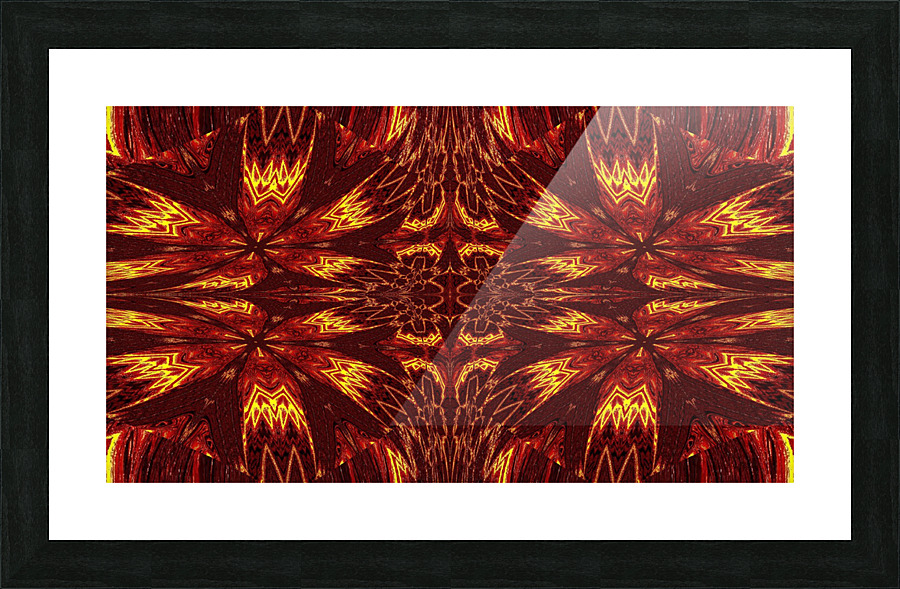 Aztec Sun Fire 42 Picture Frame print