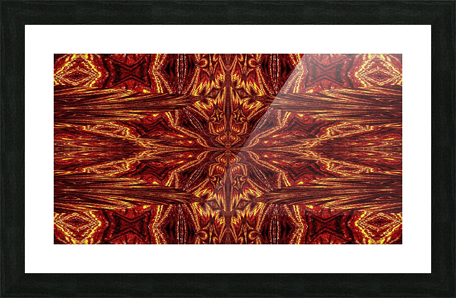 Aztec Sun Fire 52 Picture Frame print
