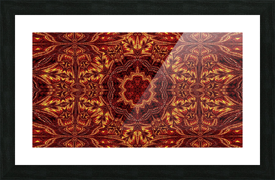 Aztec Sun Fire 55 Picture Frame print
