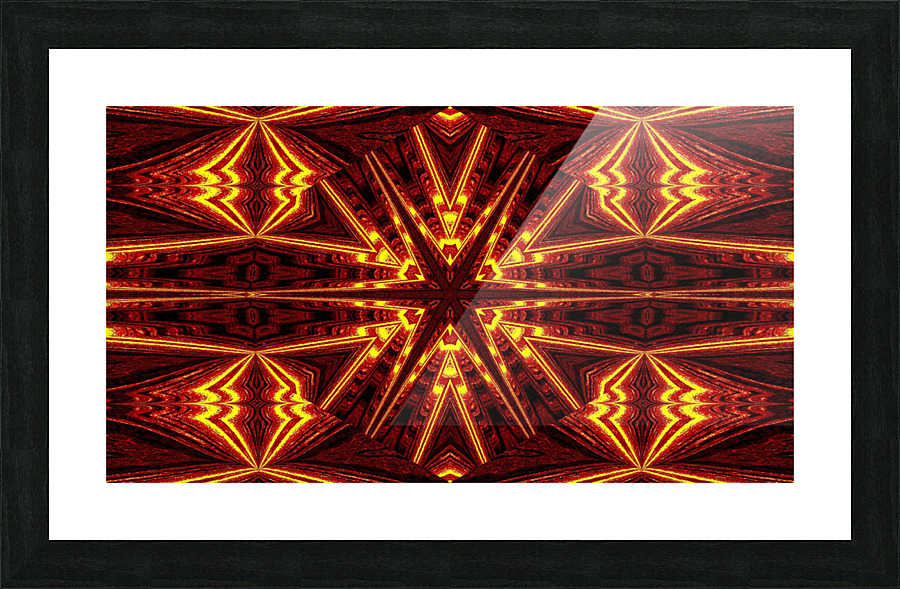 Aztec Sun Fire 57 Picture Frame print