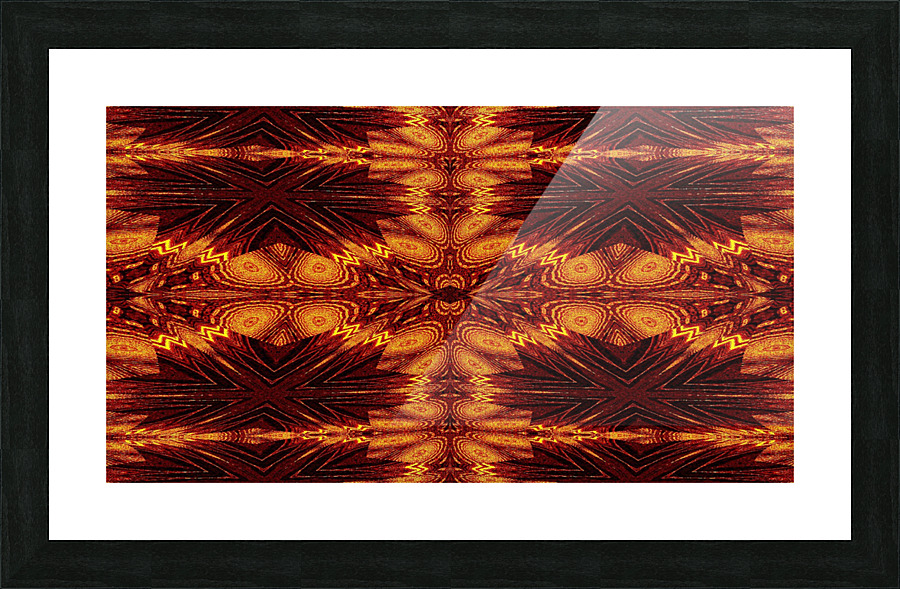 Aztec Sun Fire 60 Picture Frame print