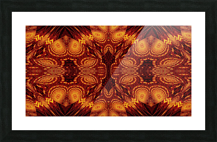 Aztec Sun Fire 61 Picture Frame print