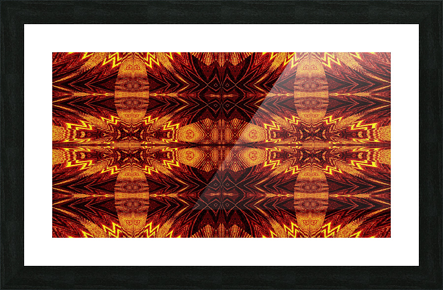 Aztec Sun Fire 70 Picture Frame print