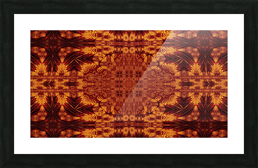Aztec Sun Fire 73 Picture Frame print