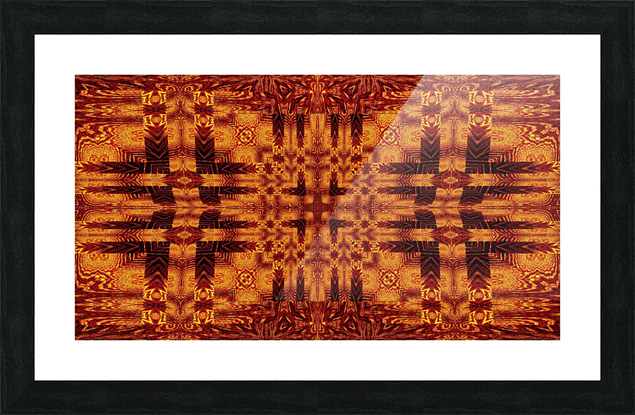 Aztec Sun Fire 78 Picture Frame print