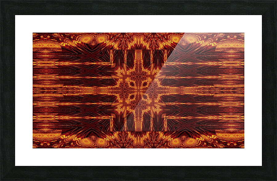 Aztec Sun Fire 80 Picture Frame print
