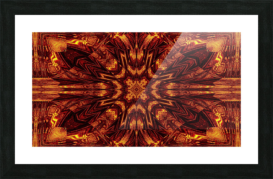 Aztec Sun Fire 82 Picture Frame print