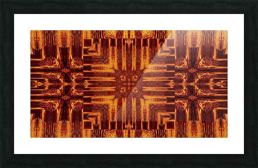 Aztec Sun Fire 83 Picture Frame print
