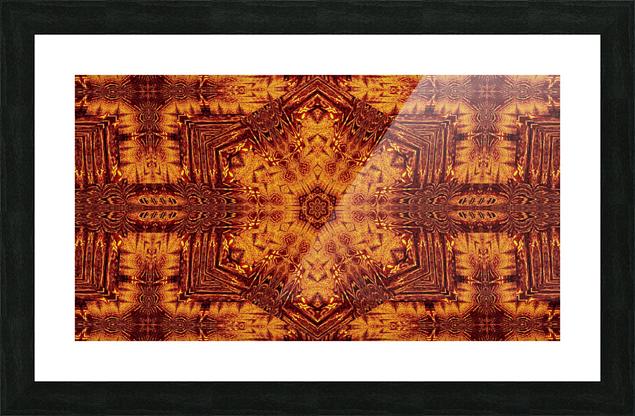 Aztec Sun Fire 89 Picture Frame print