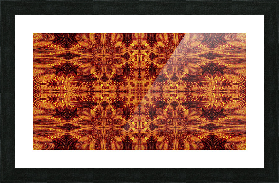 Aztec Sun Fire 95 Picture Frame print