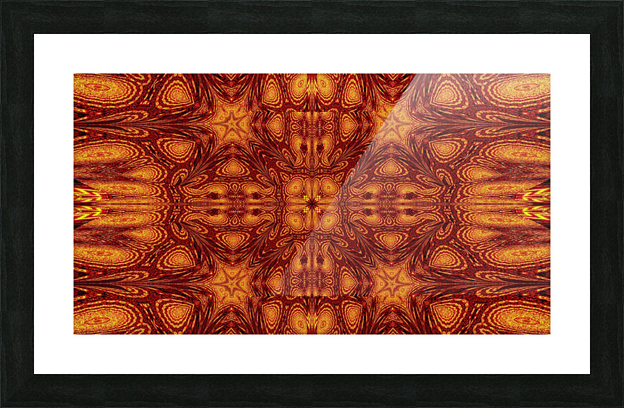 Aztec Sun Fire 98 Picture Frame print