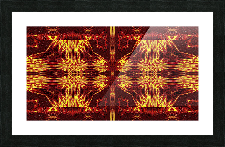 Aztec Sun Fire 99 Picture Frame print