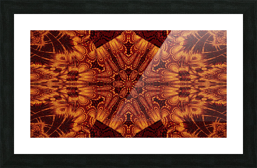 Aztec Sun Fire 100 Picture Frame print