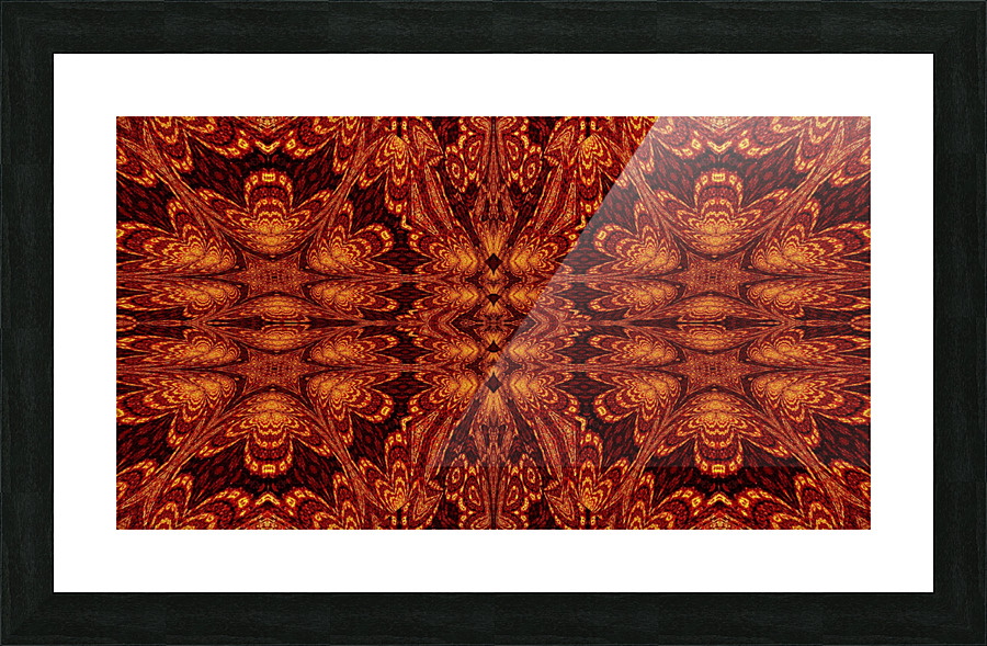 Aztec Sun Fire 104 Picture Frame print
