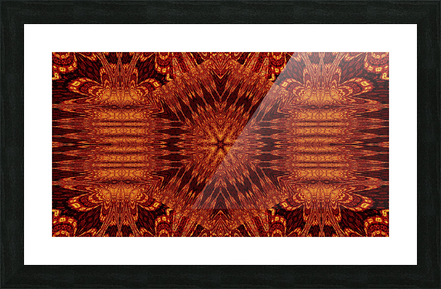 Aztec Sun Fire 107 Picture Frame print