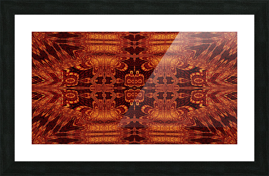 Aztec Sun Fire 108 Picture Frame print